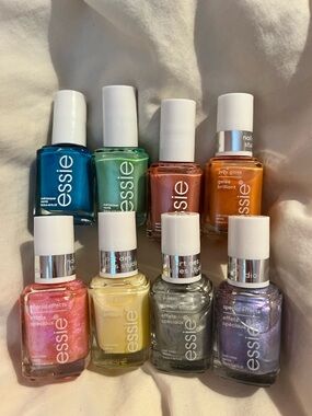 Essie Jelly Gloss Nail Polish Collection - 8 Brand New Assorted Colours Set